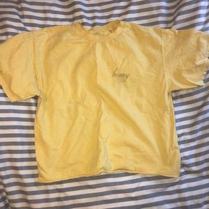 brandy melville honey shirt
